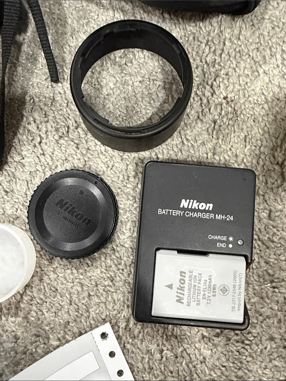 Nikon Black DSLR D5600 Camera Kit with Lenses Black/Green Camera Bag